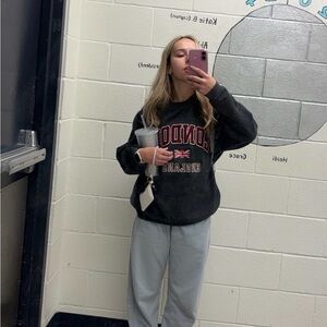 cute cozy charcoal sweater